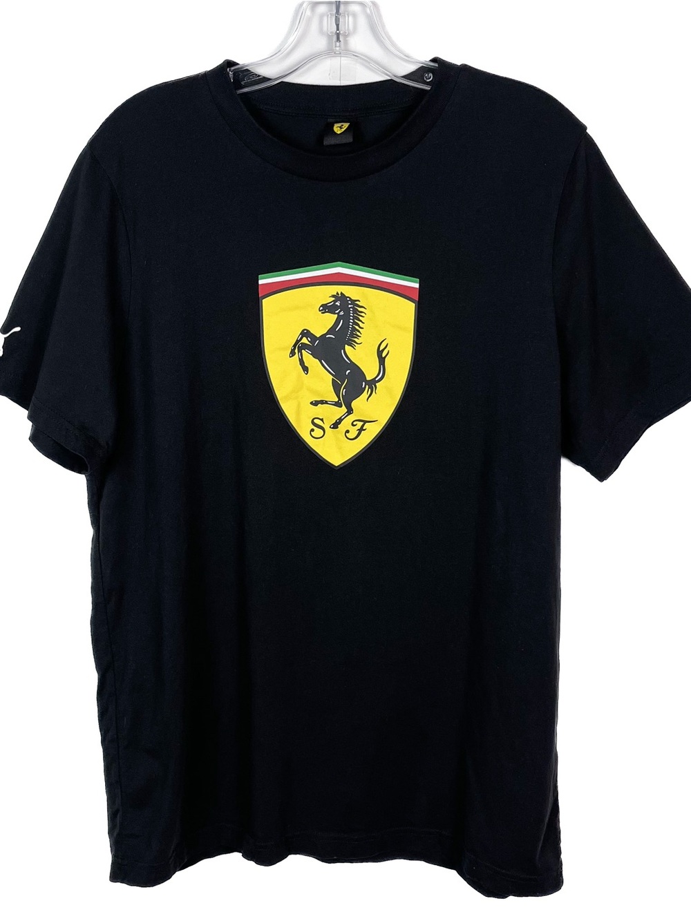 Ferrari Scuderia Puma Shirt Mens Large Black F1 Racing Graphic T-Shirt Official